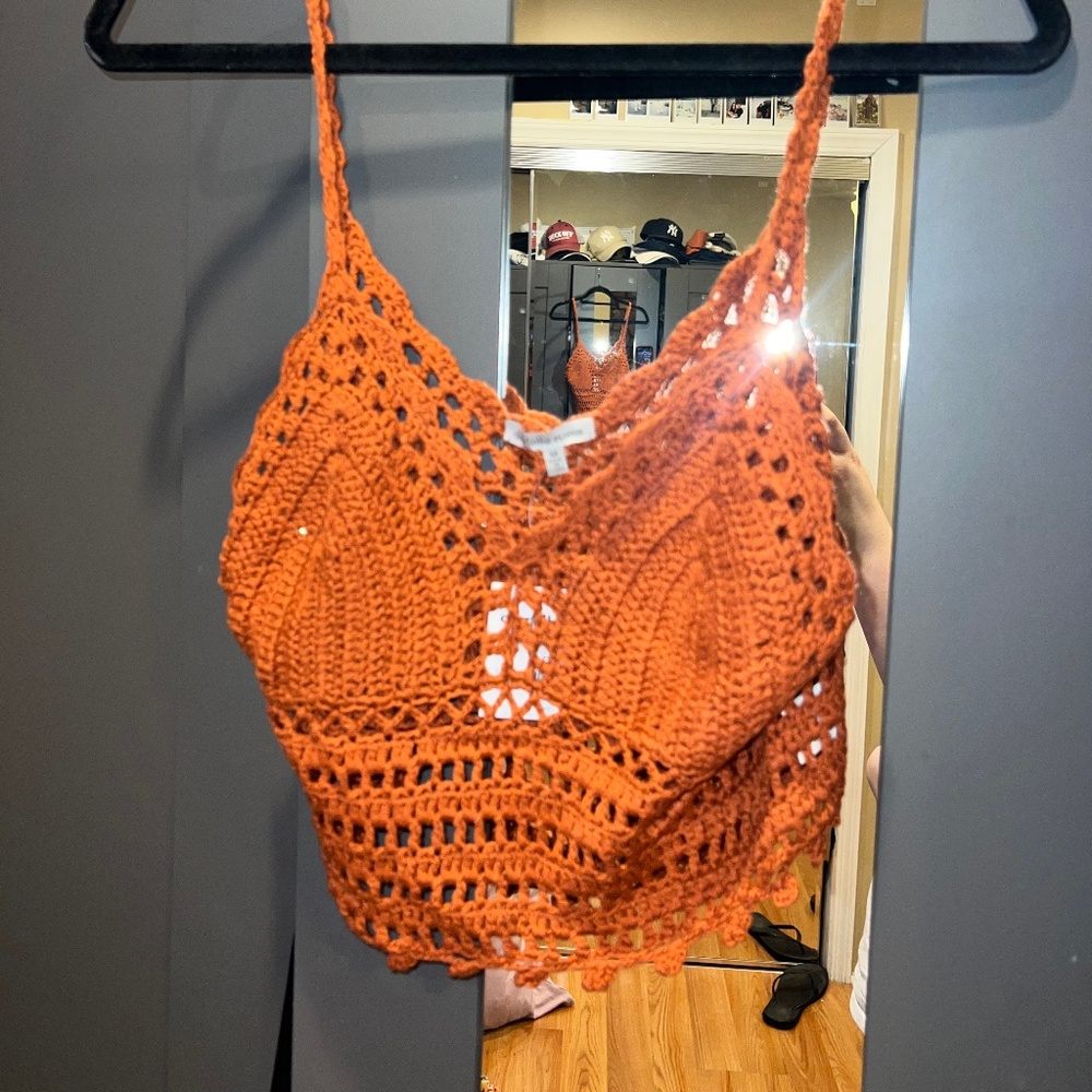 Knit Cropped Tank Top